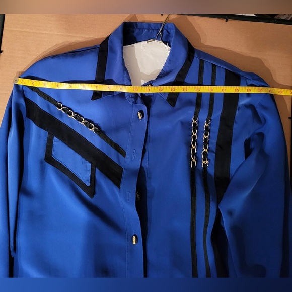 City Girl Sport Royal Blue/Black Chain Detail - Picture 8 of 10